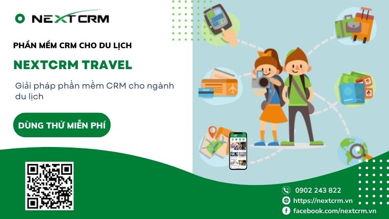 Phần mềm CRM cho công ty du lịch lữ hành resort khách sạn