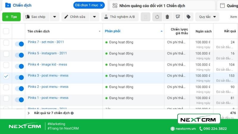 chạy quảng cáo facebook