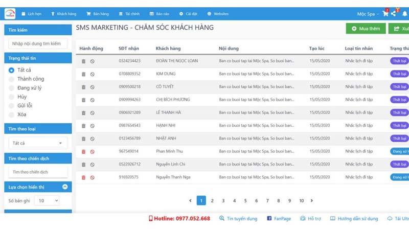 quản lý spa uy tín