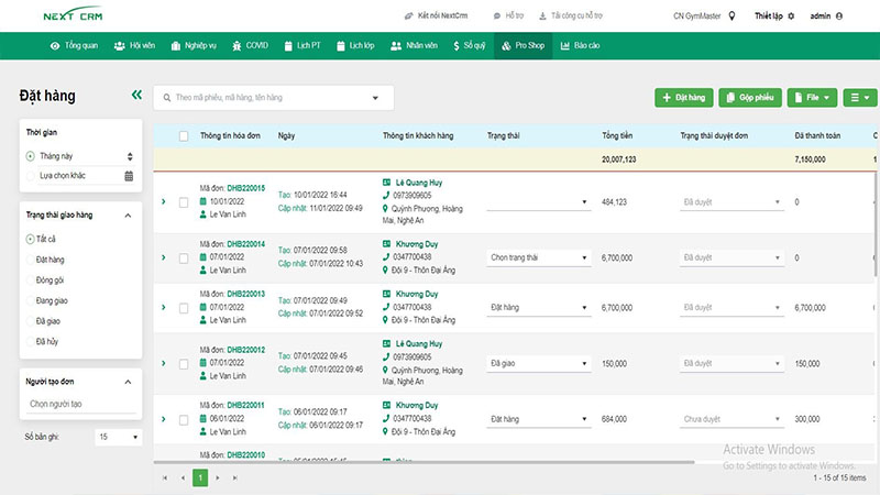 Phân hệ nhập hàng của phần mềm NextCRM có gì đẳng cấp?