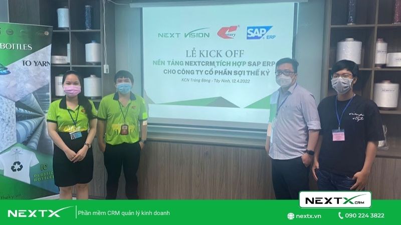 Lễ Kick Off Triển khai nền tảng phần mềm NextX tích hợp SAP ERP 1 cho Sợi Thế Kỷ