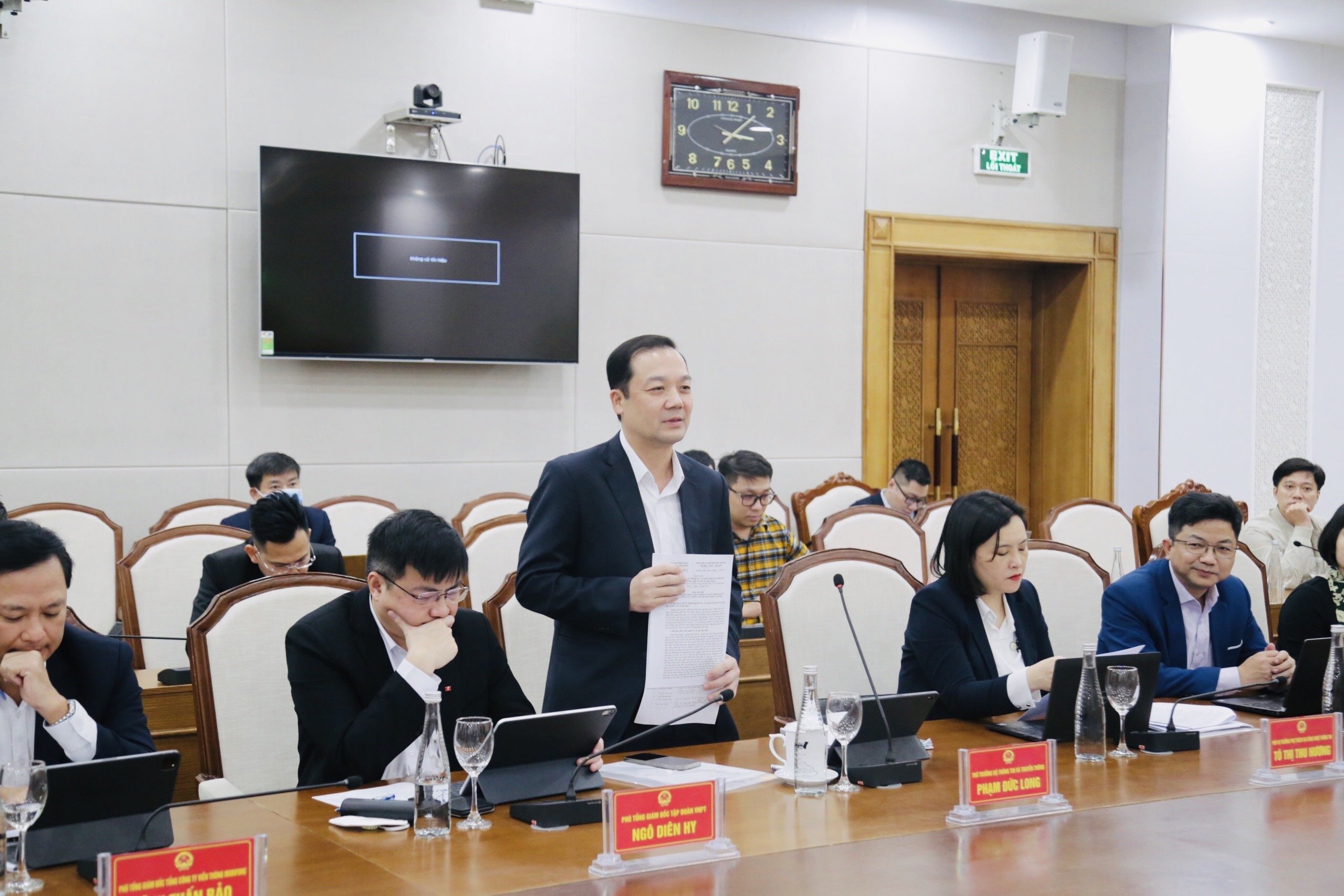 Đại diện Bộ TTTT phát biểu tại hội thảo