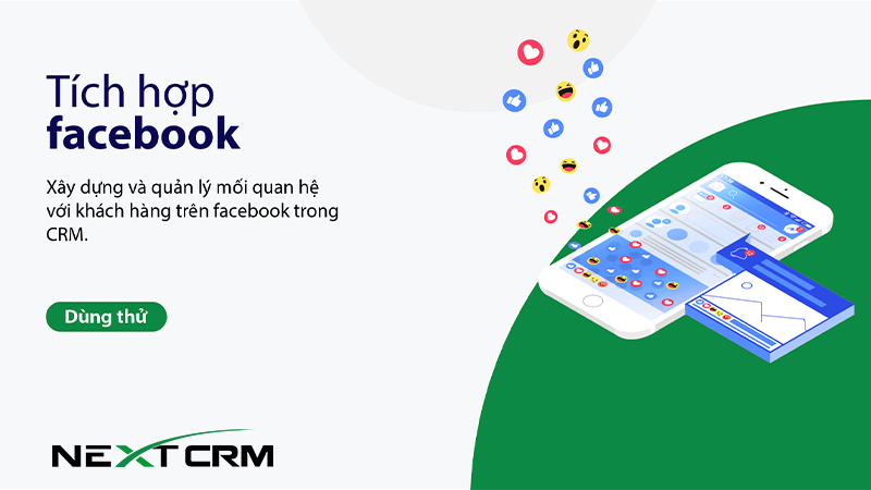 tích hợp phần mềm crm với facebook 