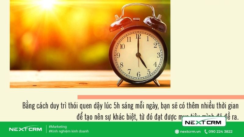 Có phải cứ “dậy sớm là để thành công” hay không?