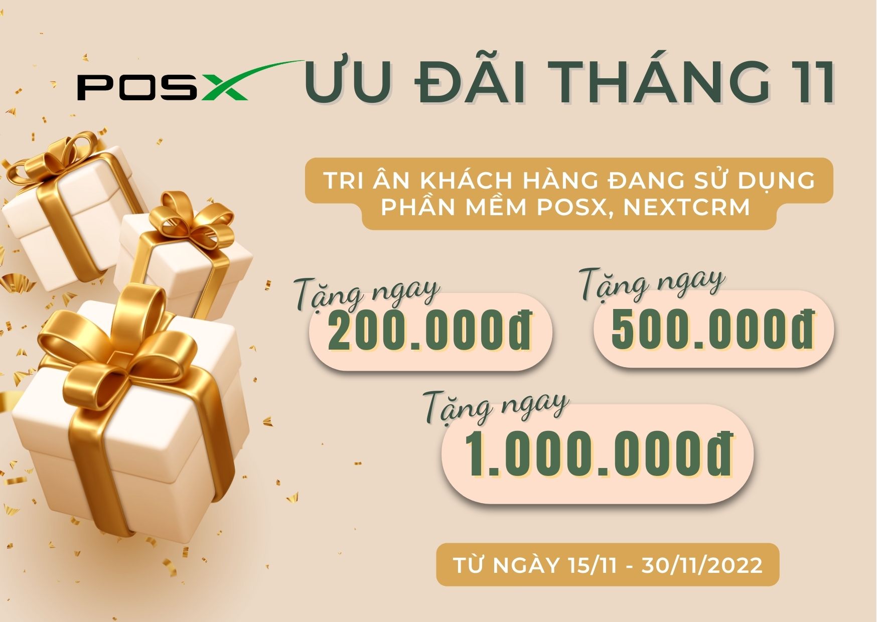 Bộ 2 phần mềm NextX CRM – NextX POS mang đến ưu đãi kép khi tham gia kinh doanh