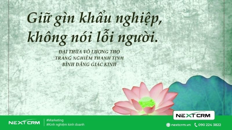 Giữ gìn khẩu nghiệp