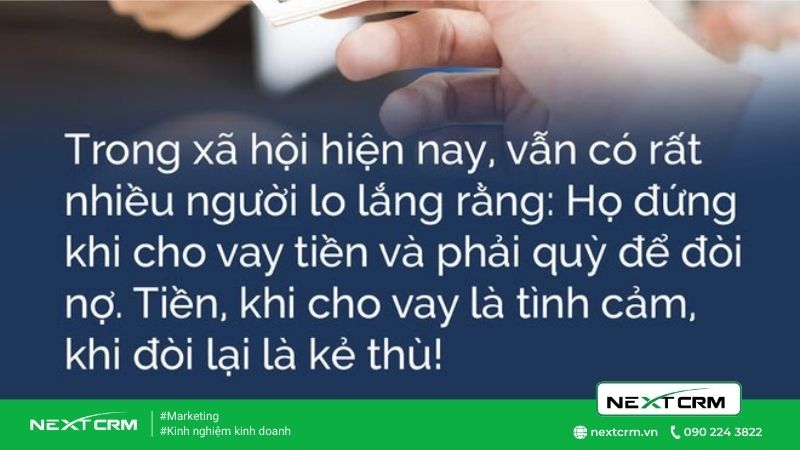 Vay phải giữ chữ tín, trả thì đừng quên ơn nghĩa!