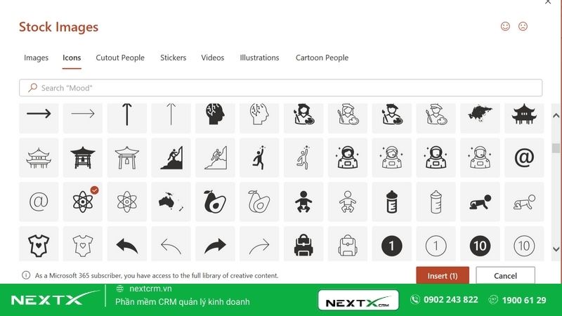 Cách vẽ sơ đồ tư duy trong PowerPoint bằng Icons
