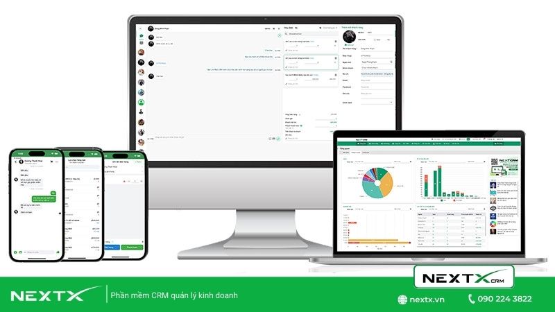 Sử dụng phần mềm CRM NextX