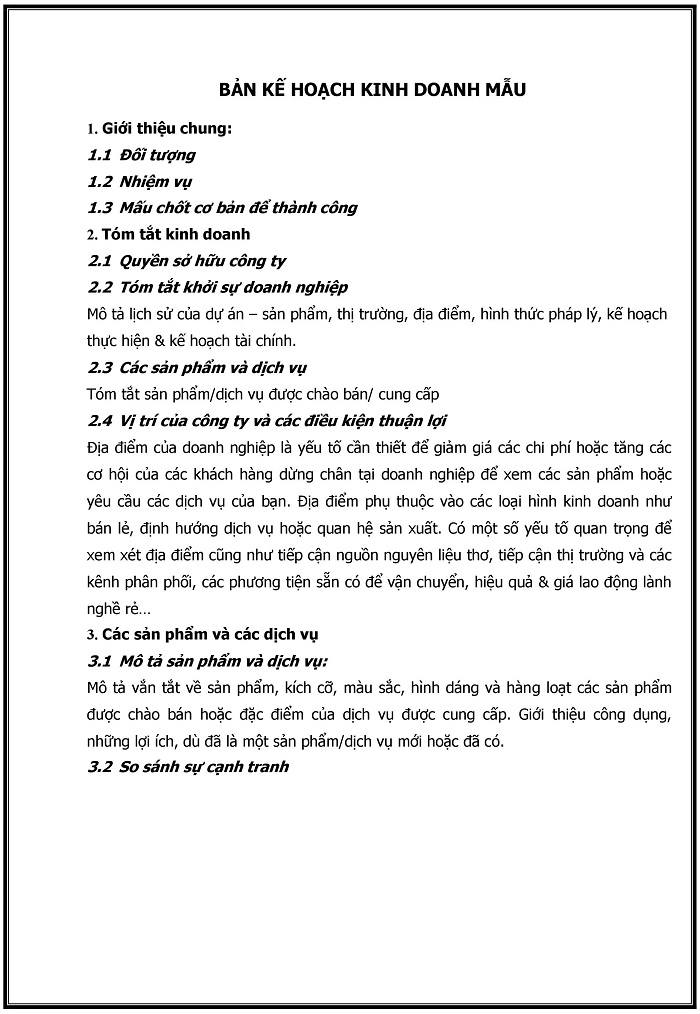 mẫu lập kế hoạch 21