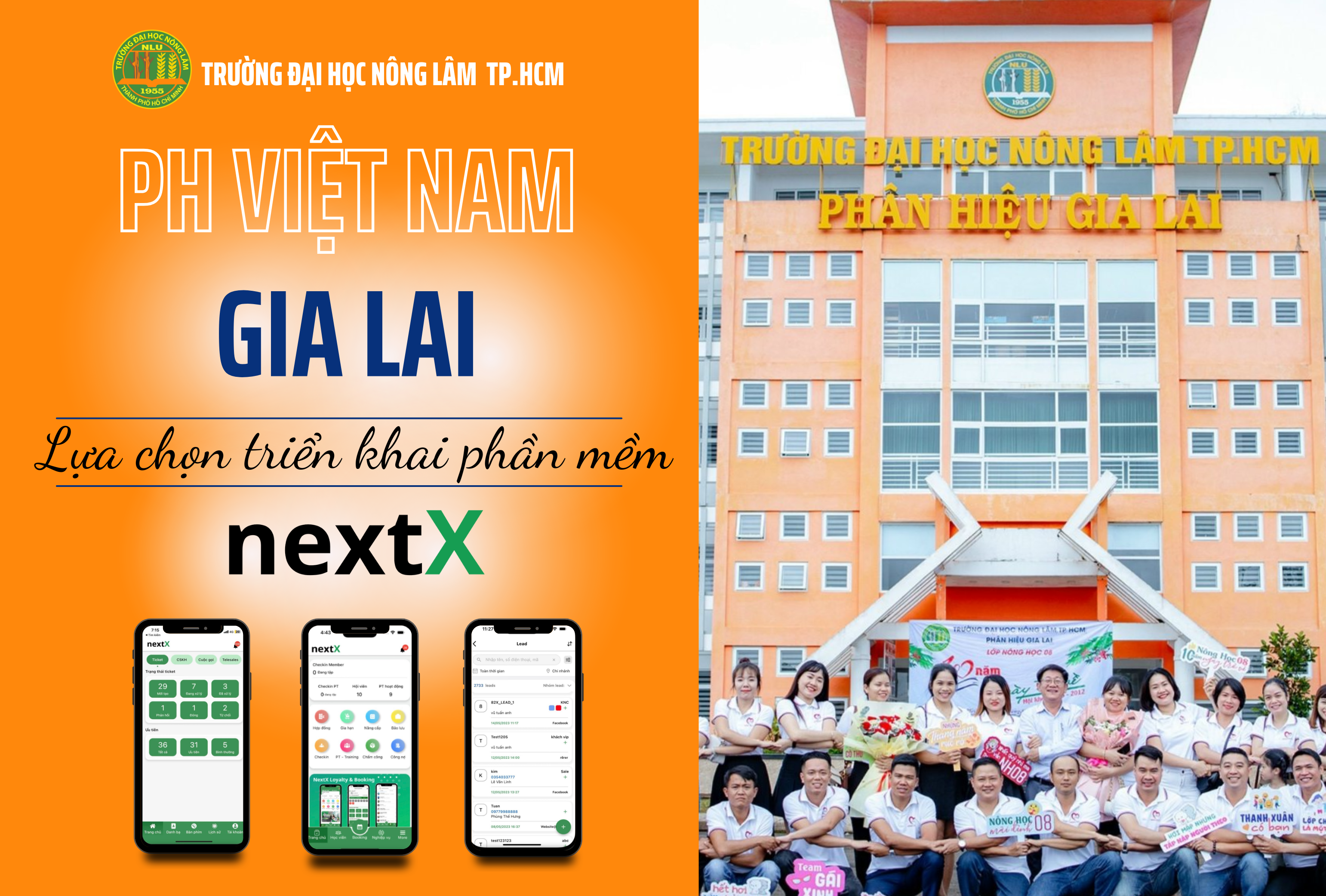 Triển khai dự án phần mềm NextX cho PH Việt Nam Gia Lai
