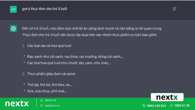 câu hỏi nội dung chi tiết