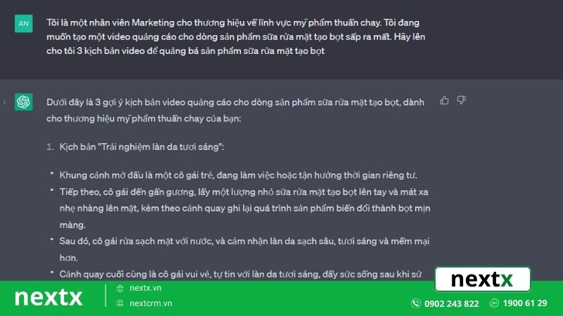 đưa ra tình huống nhập vai