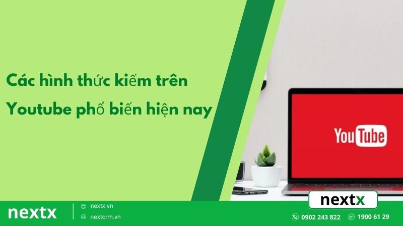 hình thức kiếm tiền trên youtube