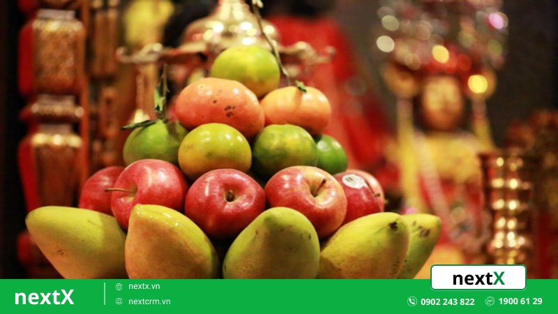 Mâm cúng ban Thần Tài