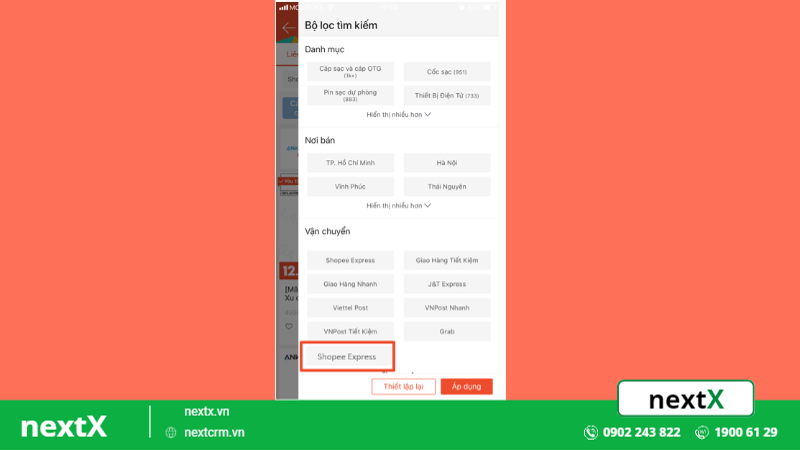 dịch vụ shopee express