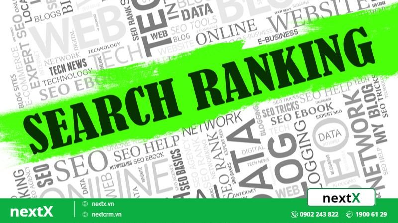 vị trí xếp hạng kết quả tìm kiếm