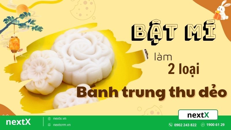 Bật mí 2 cách làm bánh trung thu dẻo truyền thống cực kì thơm ngon