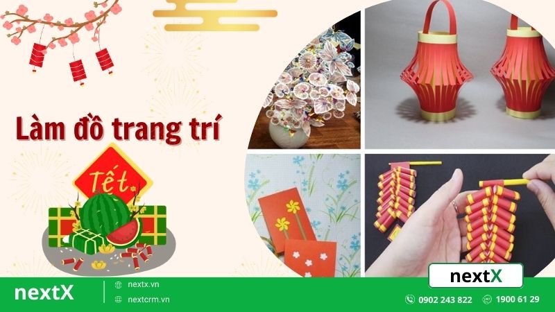 Bỏ túi ngay 5 cách làm đồ trang trí tết đơn giản mà ai cũng làm được