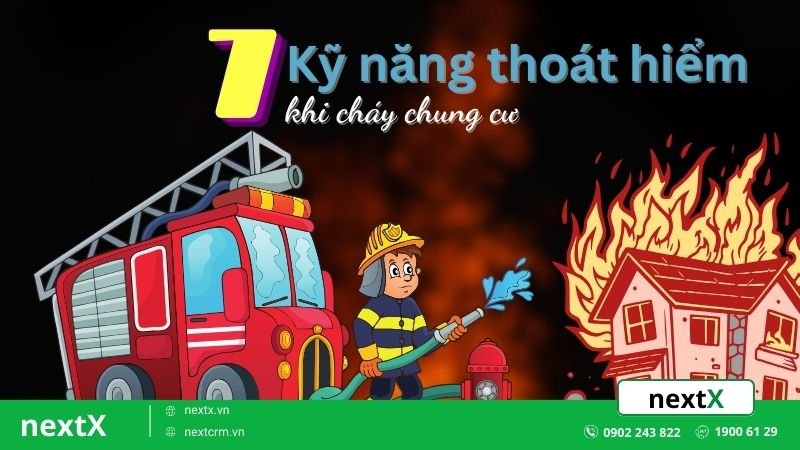7 kỹ năng thoát hiểm quan trọng khi xảy ra cháy chung cư bạn cần biết