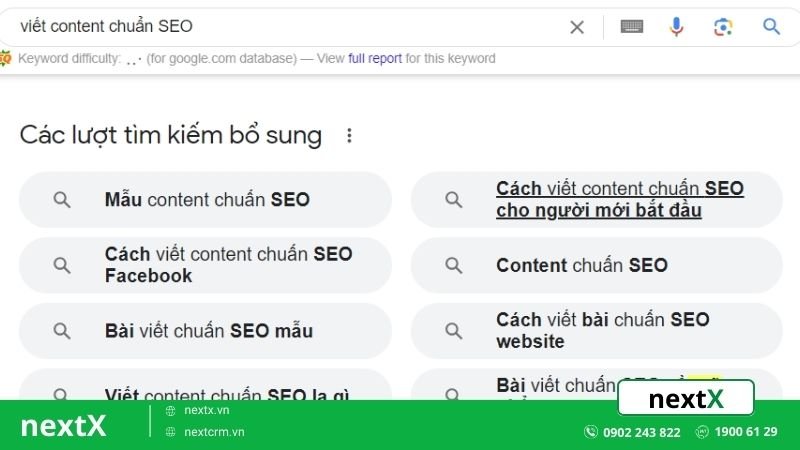 Từ khóa viết Content chuẩn SEO