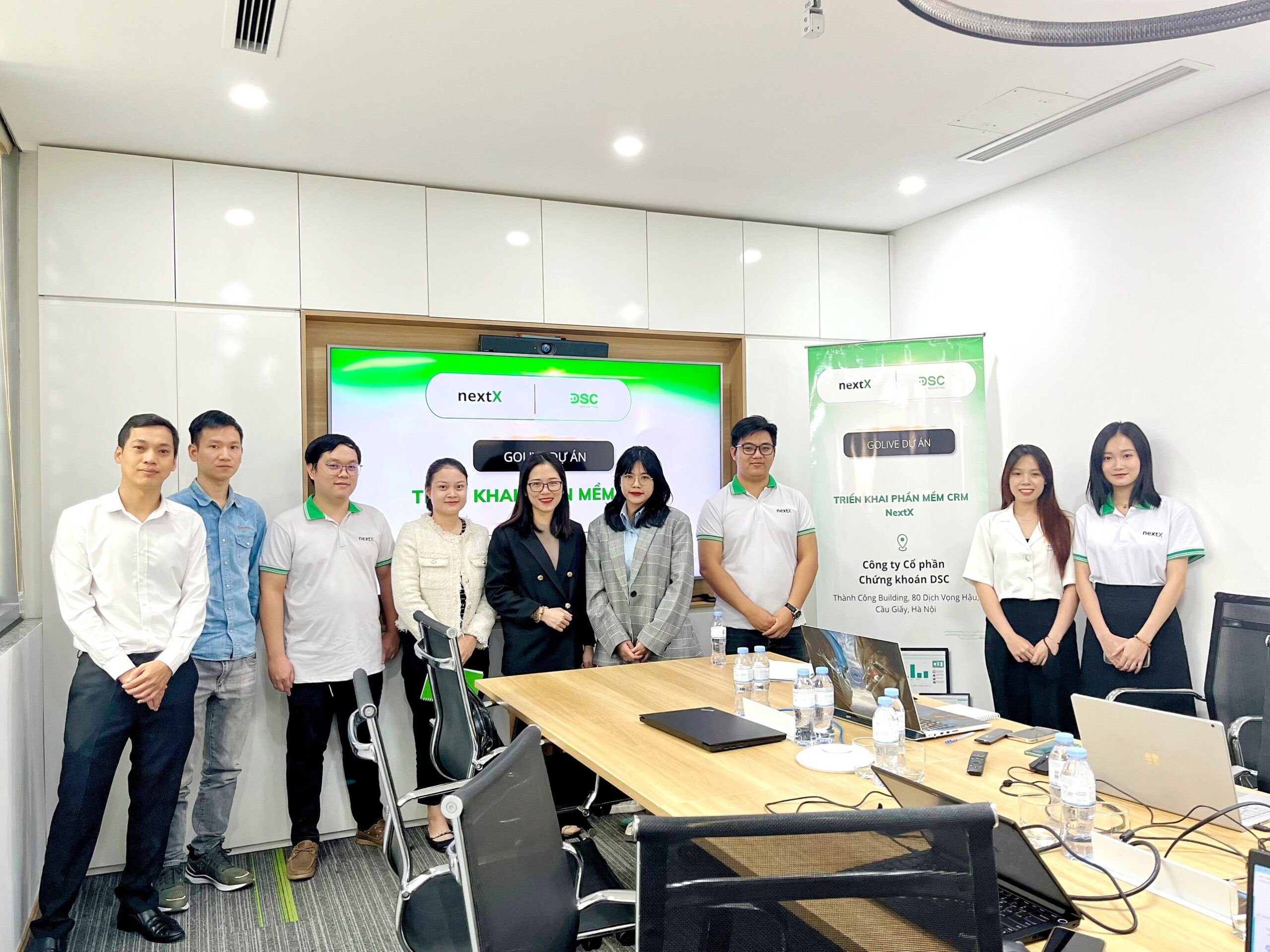 Chứng khoán DSC chính thức Golive dự án phần mềm NextX CRM