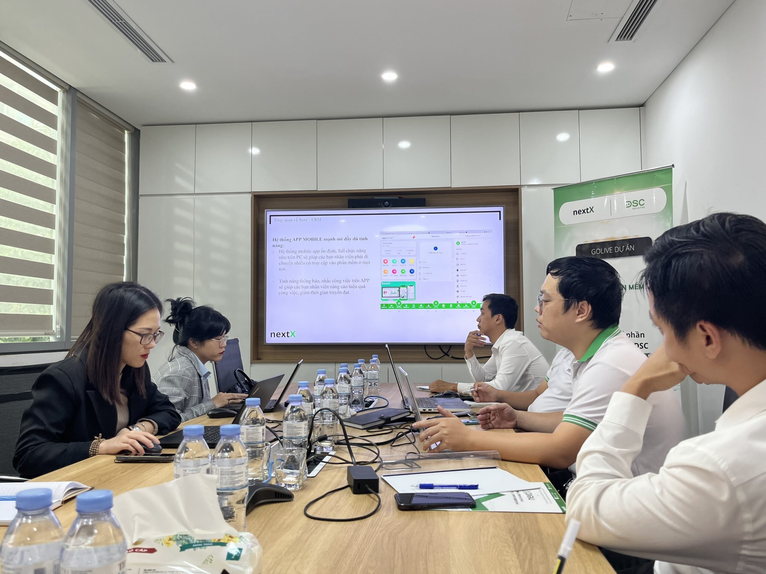 Chứng khoán DSC Golive dự án NextX CRM