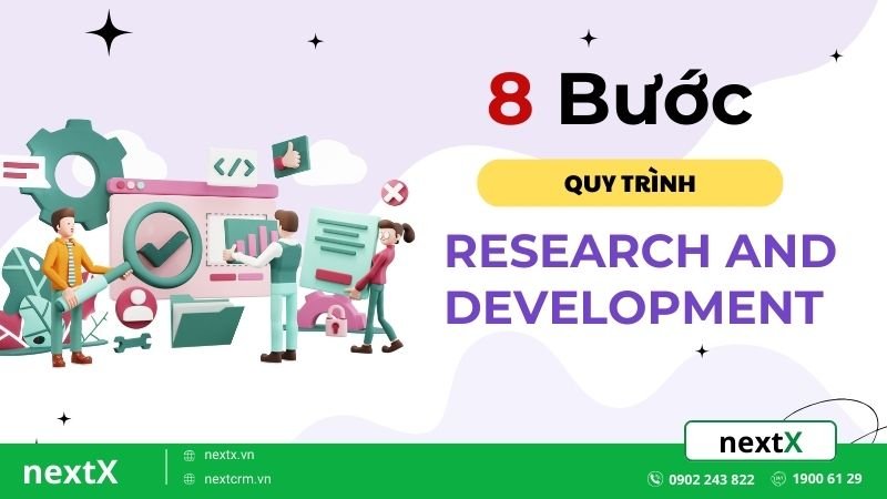 8 bước trong quy trình thực hiện research and development cực hiệu quả