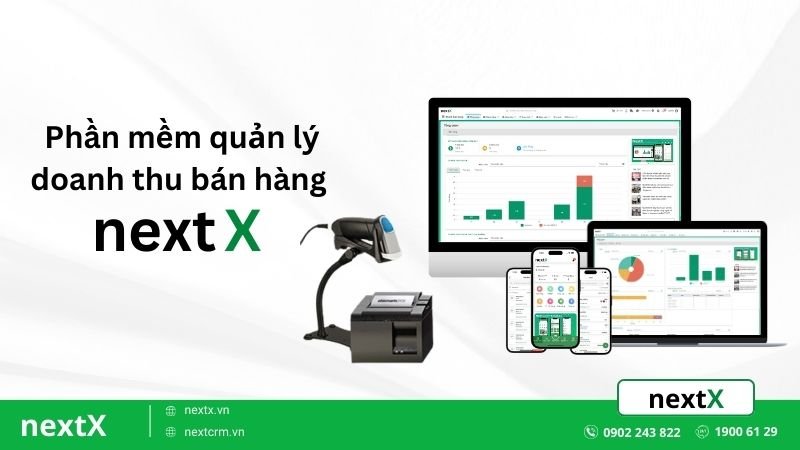 Phần mềm quản lý doanh thu bán hàng NextX
