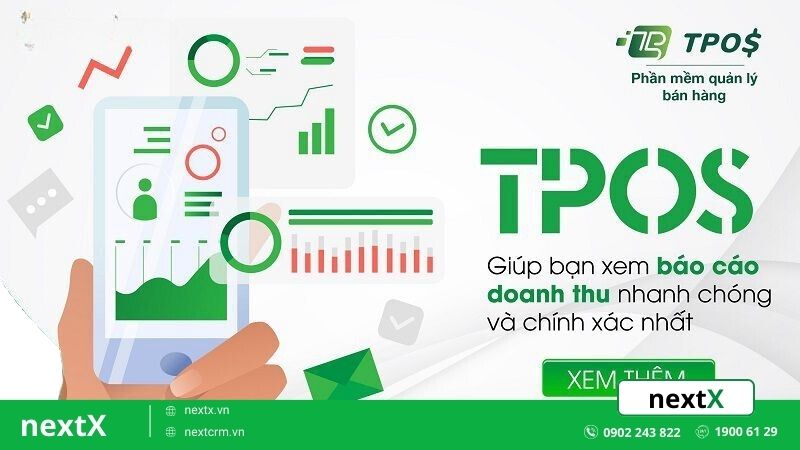 Phần mềm quản lý doanh thu Tpos