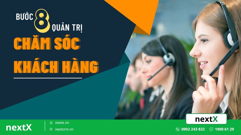 Quy trình 8 bước thực hiện quản trị chăm sóc khách hàng hiệu quả