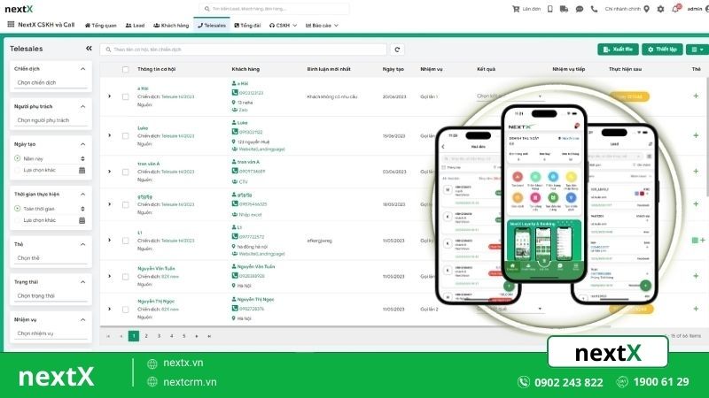 Tối ưu hóa quy trình thu thập dữ liệu khách hàng với NextX CRM