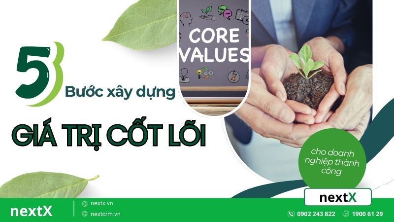 5 Bước xây dựng giá trị cốt lõi cho doanh nghiệp thành công