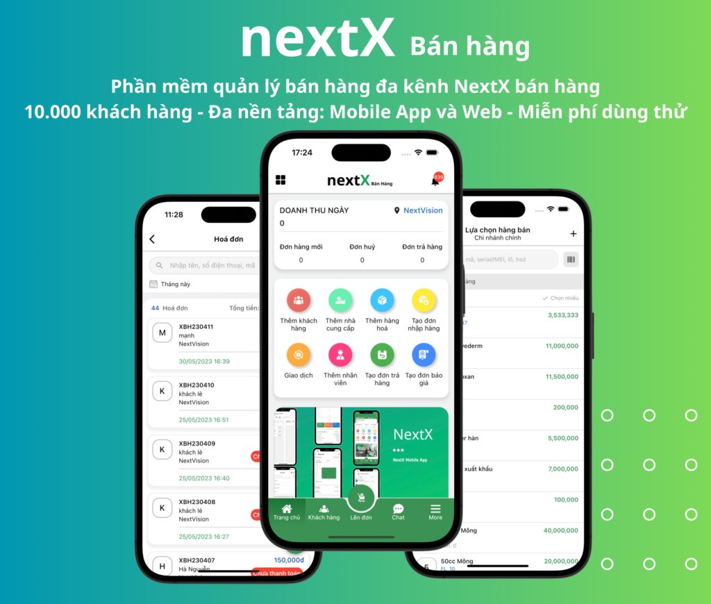 NextX ban hang Mobile