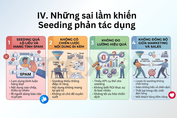 Sai lam khi seeding