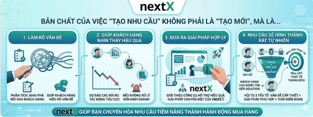 Bật mí cách tạo nhu cầu cho KH hiệu quả