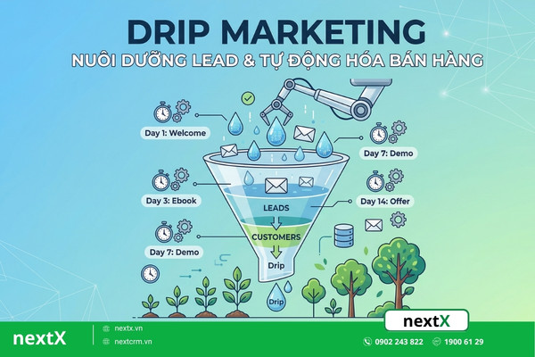 5 Bước xây dựng chến dịch Drip marketing hiệu quả