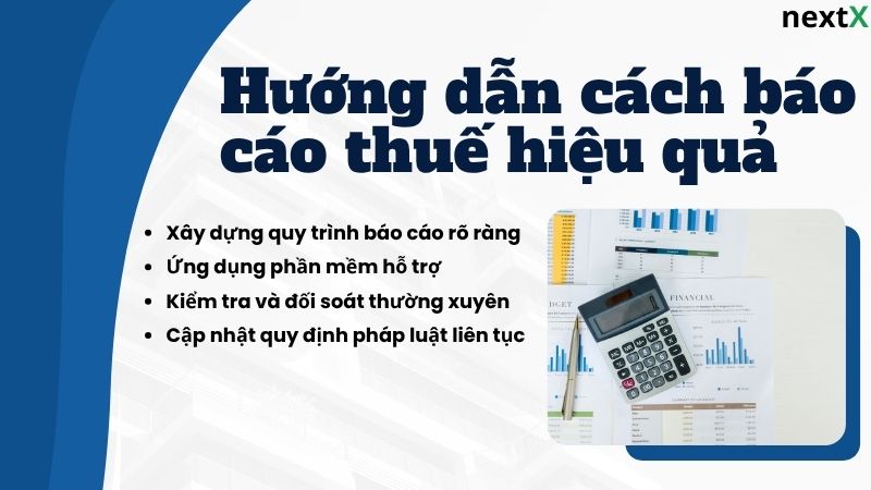 huong dan cach bao cao thue hieu qua