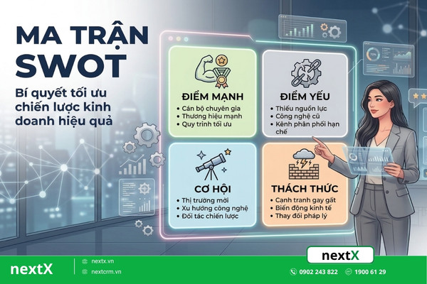 Ma trận SWOT: Bí quyết tối ưu chiến lược kinh doanh hiệu quả